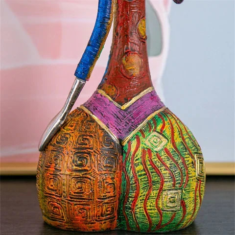 Kalsten | Modern Abstract Woman Sculptures – Handcrafted Colourful Resin Art for Home Decor