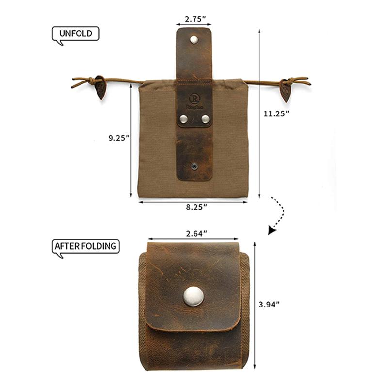 BowLift | Leather and Sailcloth Bushcraft Bag