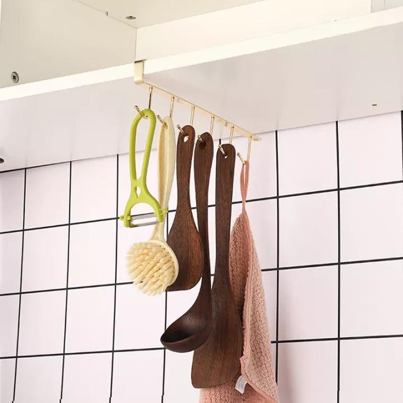 BowLift | 6 Hooks Under-Cabinet Hanger Rack