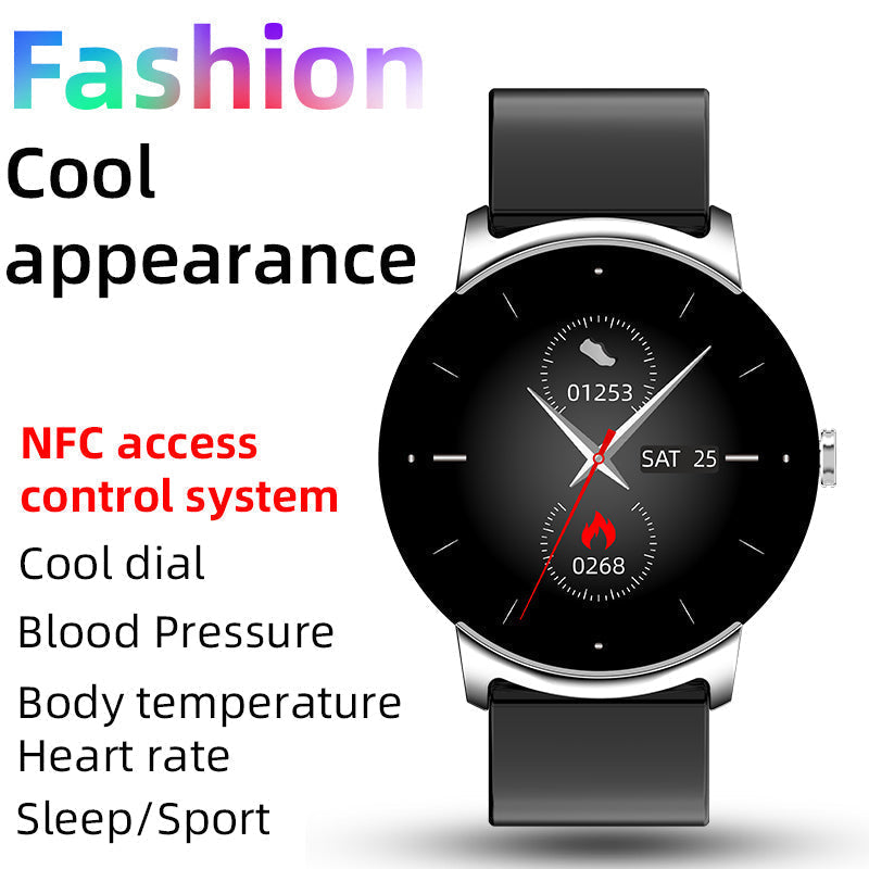 Brehn | BCKS02 Blood Sugar Measurement, Blood Oxygen, Blood Pressure, Heart Rate Bluetooth Smartwatch