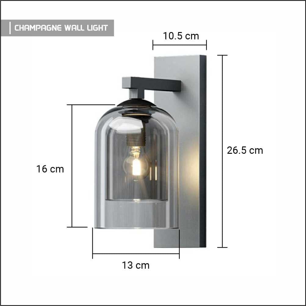 Skanto | Champagne Wall Lamp