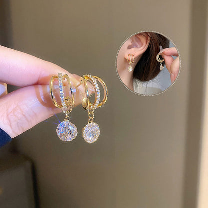 Skanto | Fashion Diamond Crown Earrings