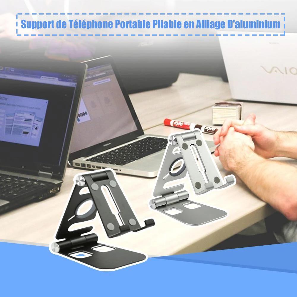 Multipurpose foldable smartphone holder made of aluminum alloy | Bowlift