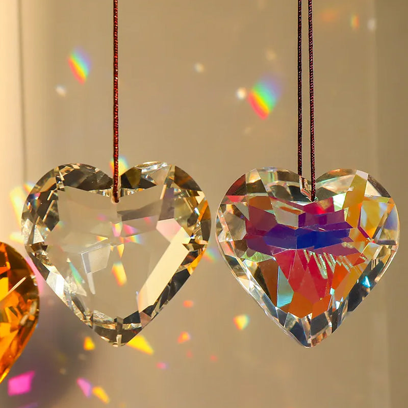 Skanto | Hanging Heart Sun Catcher Prism Craft Projects
