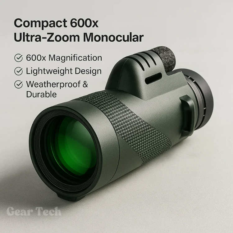 Skanto | Compact 600x Ultra-Zoom Monocular | HD Lens, Lightweight & Perfect for Hiking, Bird Watching, and Sporting Events