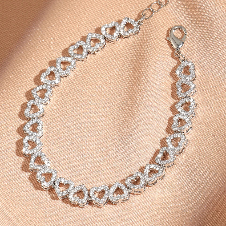 BowLift | Love Hearts Diamond Bracelet