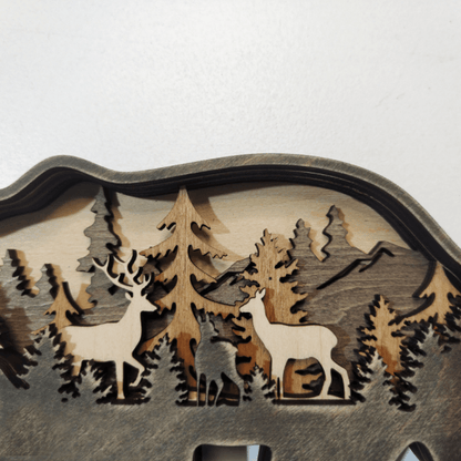 3D Creative Wooden Animal Carving Handcraft Gift | Bowlift