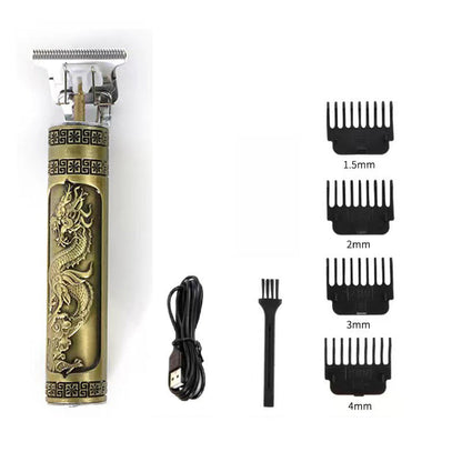 Skanto | Vintage Oil Head Gradient Engraving Electric Hair Clipper