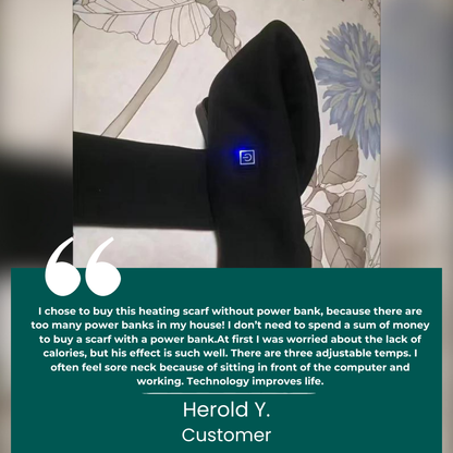BowLift | WarmFlex™ Heated Wrap for Neck | Heated Scarf for UK Winters