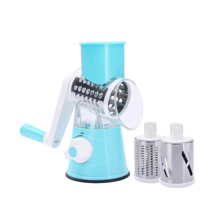Skanto | 3-in-1 Rotary Grater Vegetable Slicer