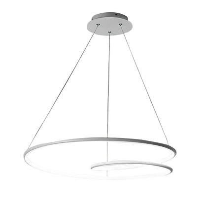 Modern LED Dimmable Pendant Light - Height-Adjustable Ceiling Lamp for Dining Room & Living Room | Karnz
