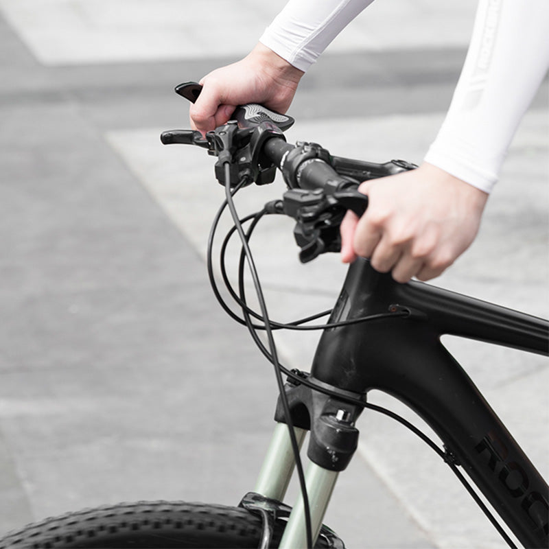 Ergonomic bicycle grips with shock absorption and horns (1 pair) | Bowlift