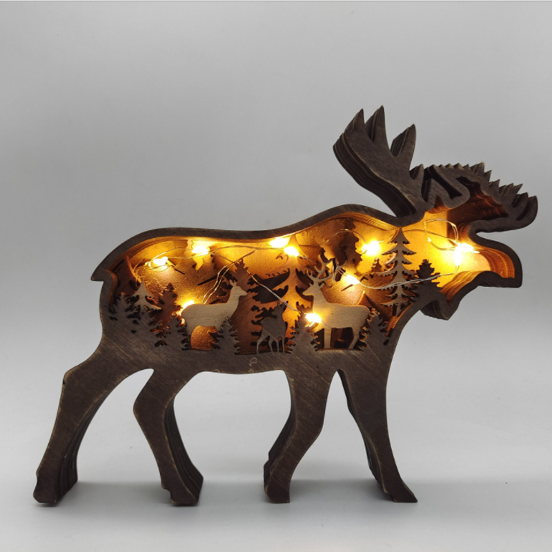3D Creative Wooden Animal Carving Handcraft Gift | Bowlift
