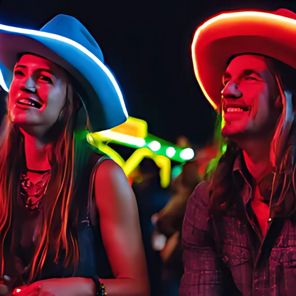 BowLift | GlowHat LED Light-Up Party Hat | Glow in the Dark with Multiple Flashing Modes