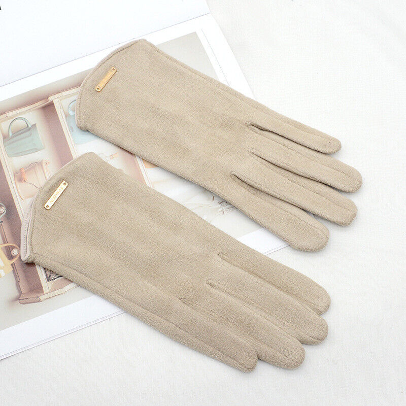 Classic Suede Women's Gloves - SuaveTouch