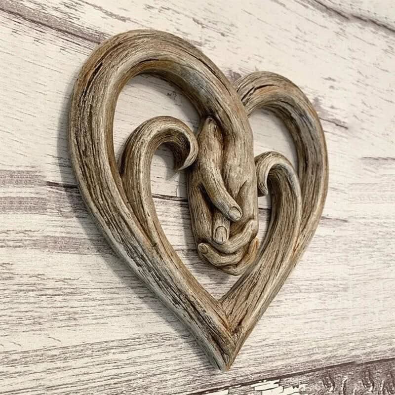 Skanto Skanto | Rustic Wooden Heart Wall Decor