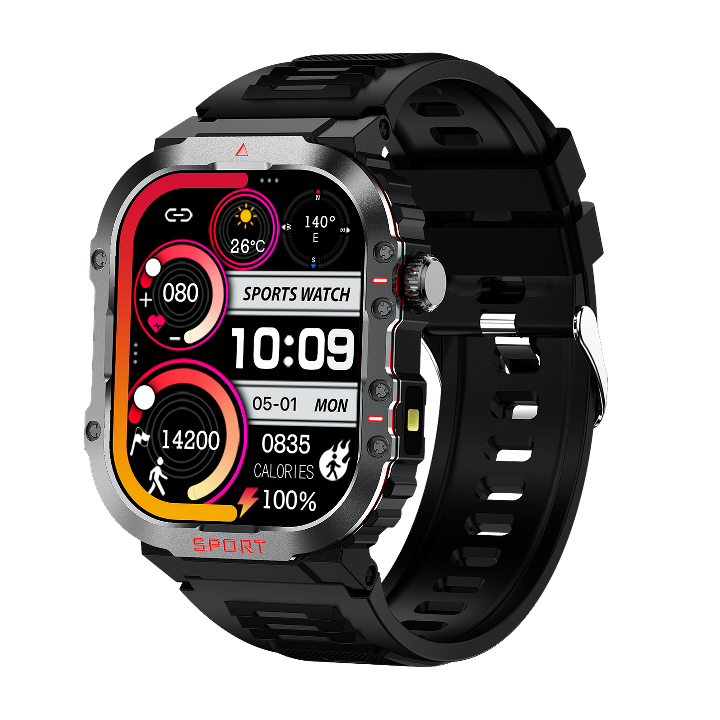 BowLift | Sugar PRO 5 | Smart Glucose Monitoring Watch – Track Blood Sugar, Heart Rate & Fitness