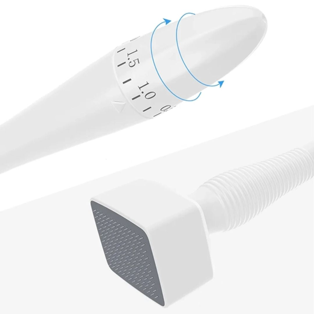 RevitaGlow | Microneedling Derma Stamp – Adjustable Depth – 140 Needles – Skin & Hair Rejuvenation Bowlift