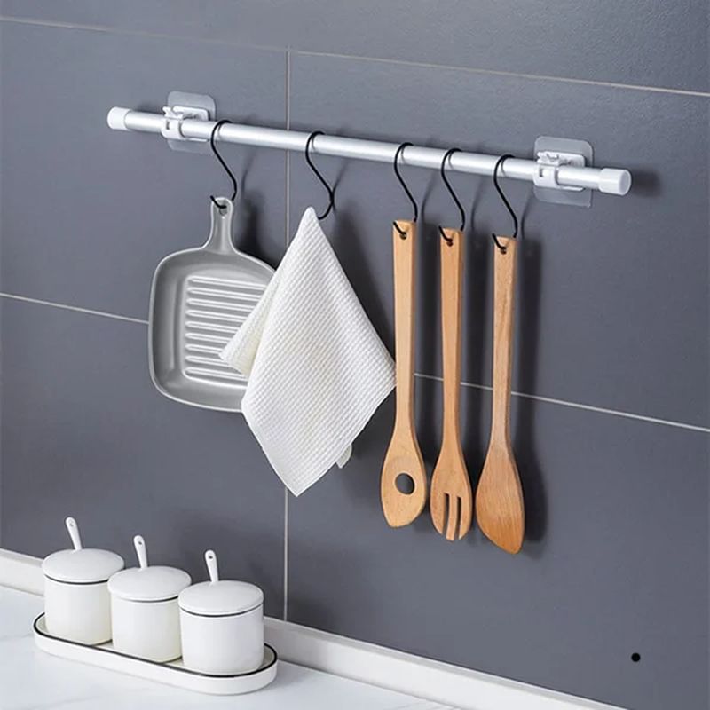 BowLift | Nail-free Adjustable Curtain Rod Sticky Hook (1 Set of 2)