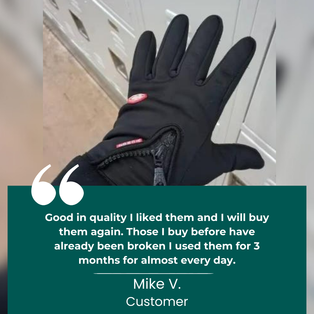Skanto | Waterproof Gloves: Thermal Touchscreen Gloves | Cycling, Golf, Raynaud's, and Winter Sports