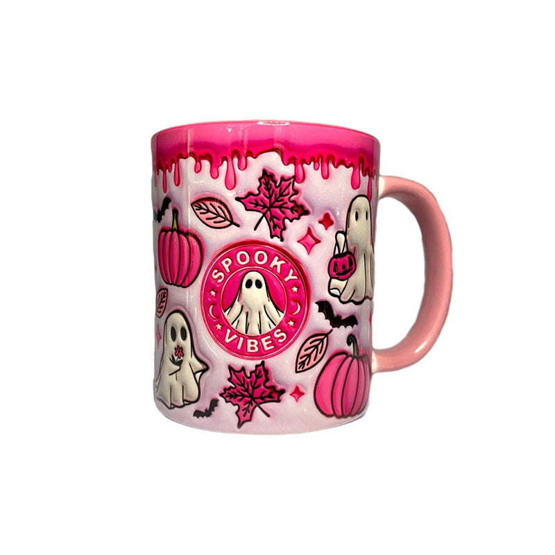 Skanto | Pumpkin Coffee Mug with Ghost
