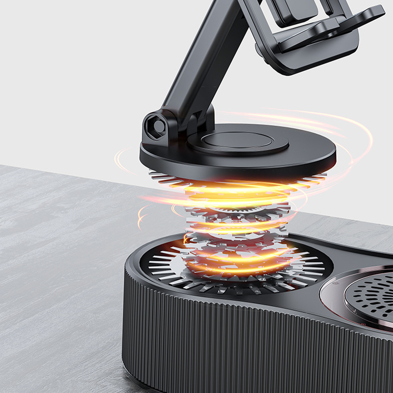 BowLift | 360° Adjustable Phone Stand with Built-in Bluetooth Speaker