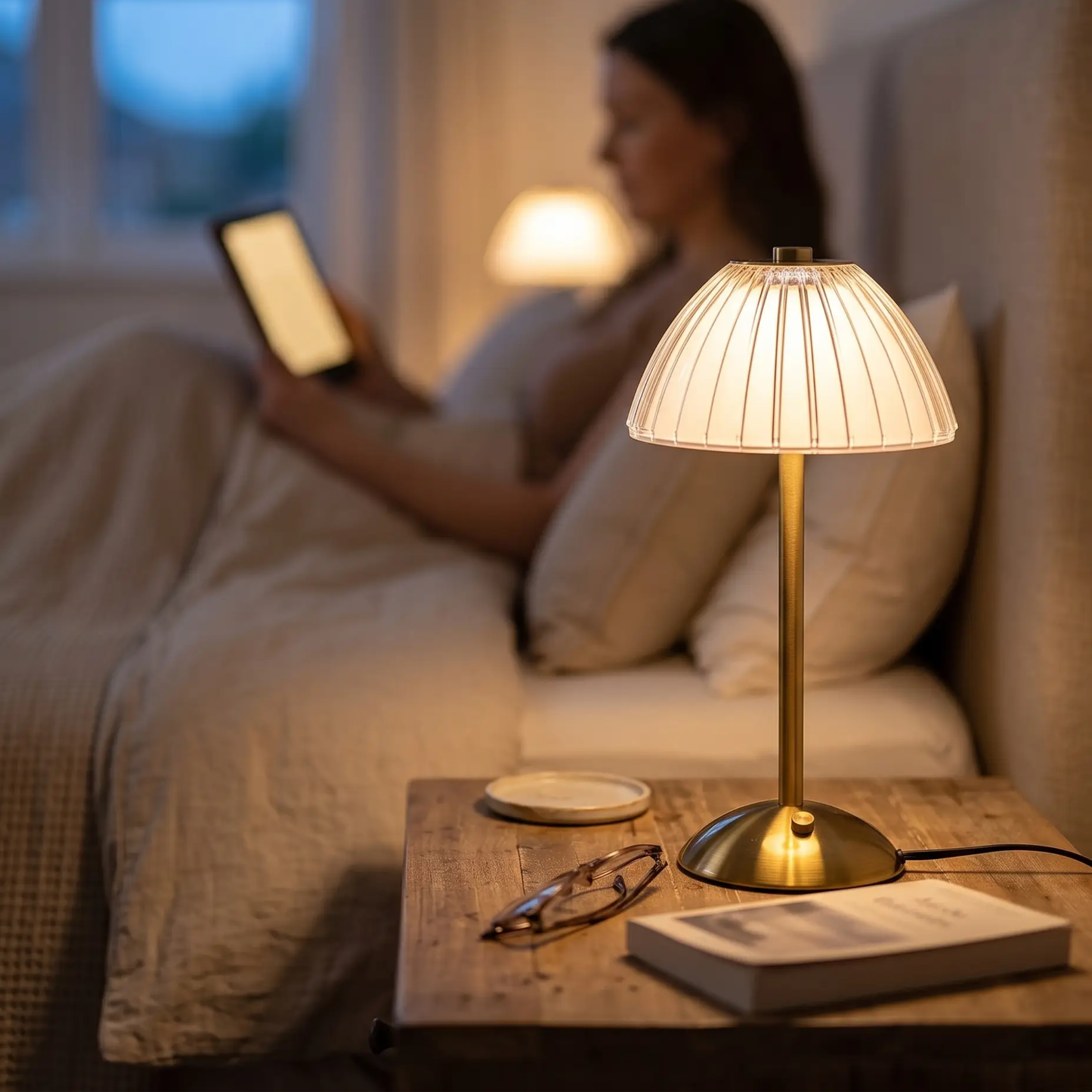 BowLift | Luxe - Rechargeable Wireless Touch Table Lamp