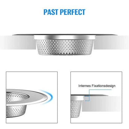 Stainless steel kitchen sink filter