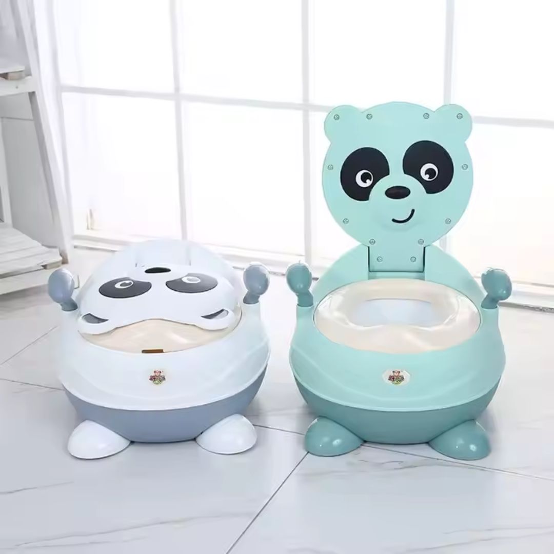 BowLift | Potty chair for children in panda shape – Soft baby potty with PU seat