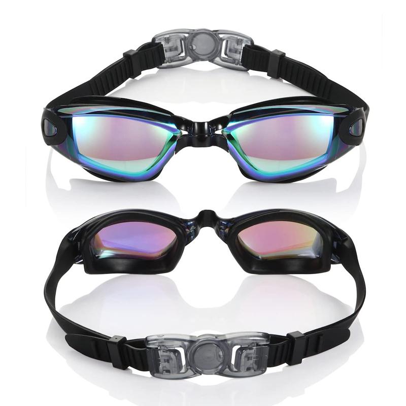Karnz | Leak-free anti-fog UV protection triathlon swimming goggles