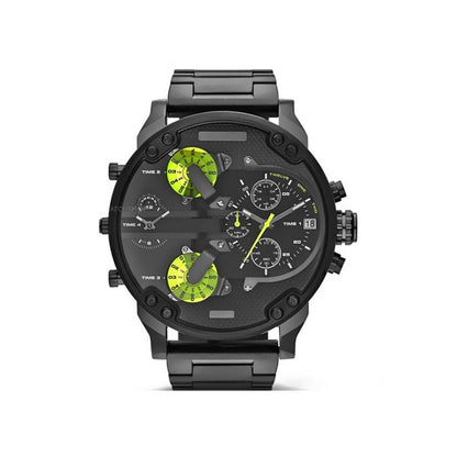BowLift | Stainless Steel Chronograph Quartz Watch – Elegant Men’s Luxury Timepiece