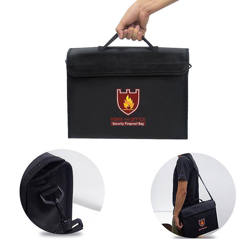 Fireproof and water-repellent document bag