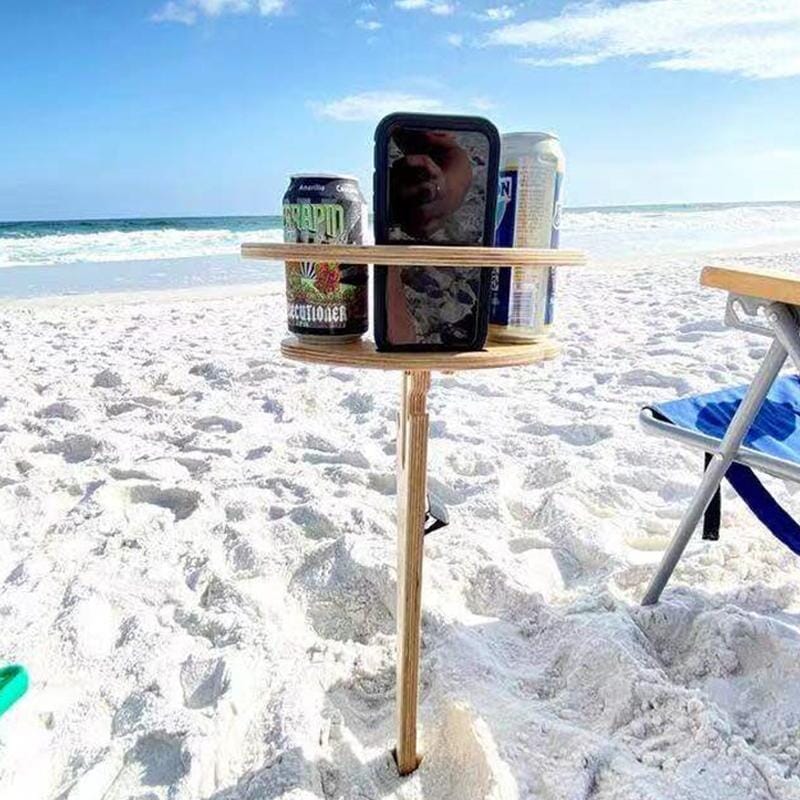 Portable outdoor wine table