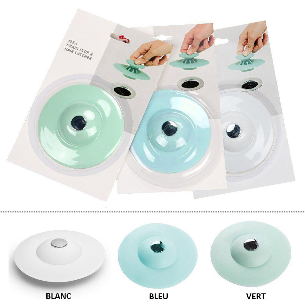 Bathtub and shower drain, With hair catcher function | Karnz