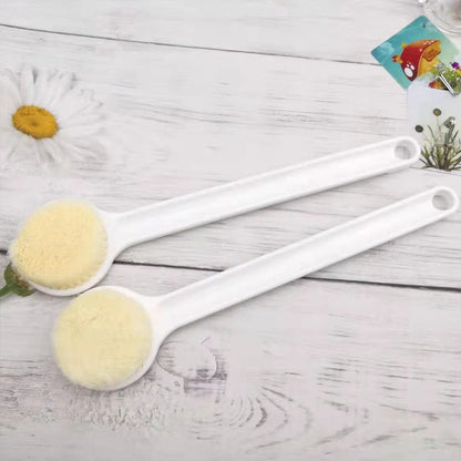 Bath brush with soft bristles