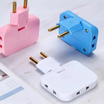 Skanto | FlexiPlug – Ultra-thin 180° Swivel Multi-Outlet Extension Cord