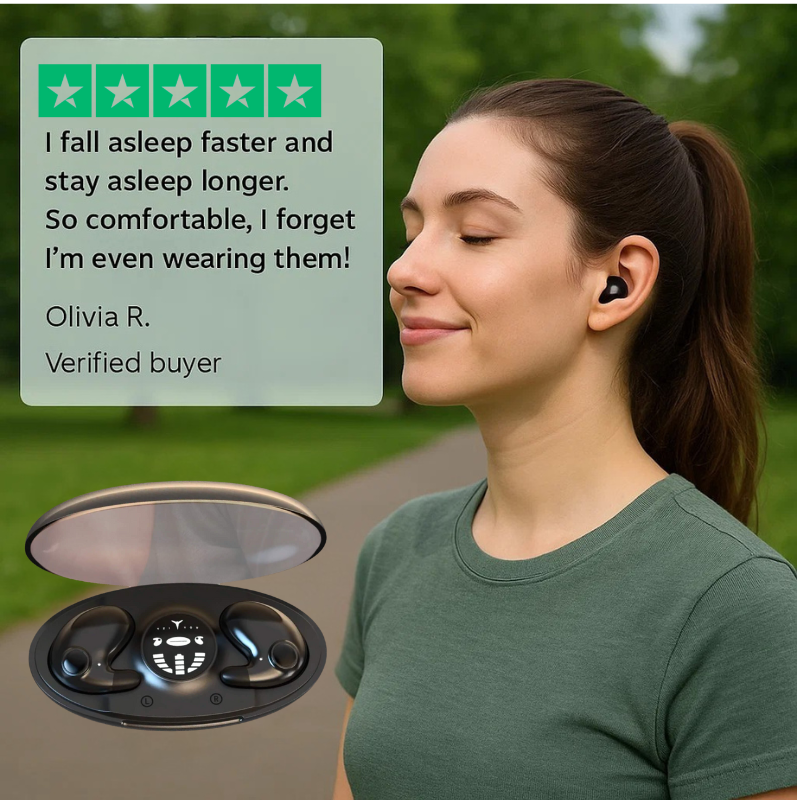 Skanto | Invisible Wireless Sleep Earbuds | IPX5 Waterproof, Bluetooth 5.3 for Comfortable Sleep & Relaxation