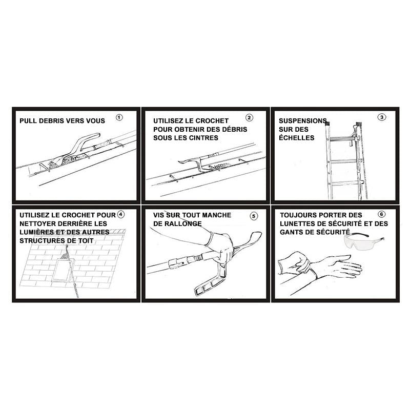 Cleaning tool for the gutter | Bowlift