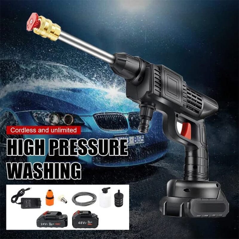 Skanto | Cordless Portable High-Pressure Spray Water Gun Set | Ideal for Cleaning Cars, Patios & Garden Furniture