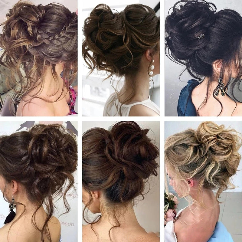 Hair bun ponytail with clip | Karnz