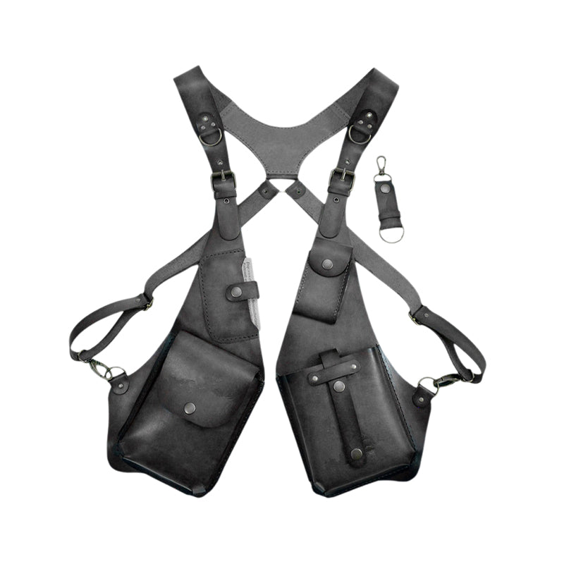 Medieval Steampunk shoulder bag with retro strap | Bowlift