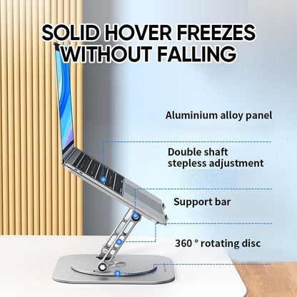 BowLift | Laptop Stand Aluminum Alloy Rotating Frame