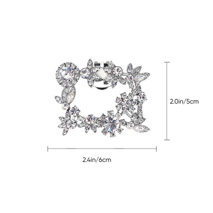 Skanto | Detachable Rhinestone Heels with Buckle