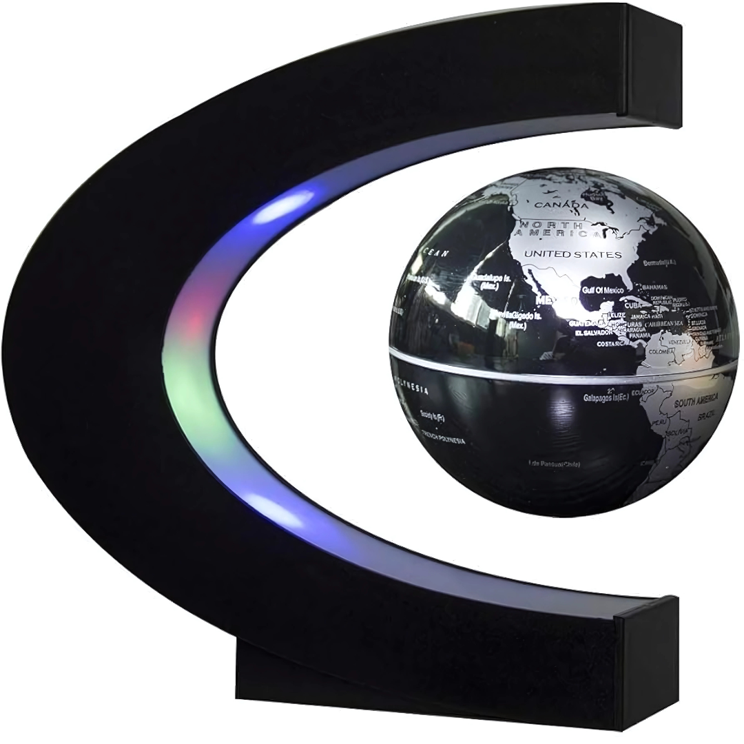 AstroGlobe LED World Globe – Levitating Globe Lamp with Magnetic Suspension
