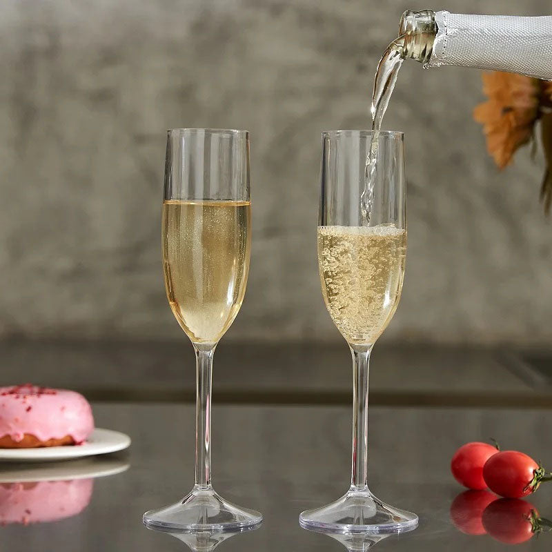 Unbreakable Acrylic Champagne Glass 4-piece Set Karnz