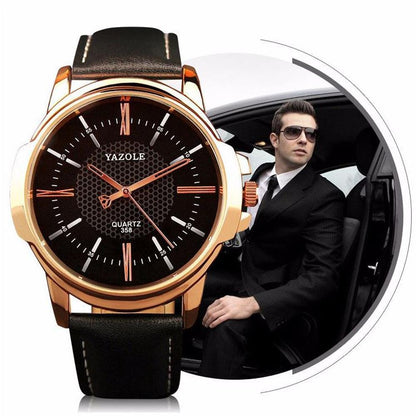 Skanto | Men's Watch Gold Quartz Watch