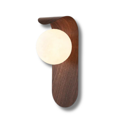 Skanto | LuxeWood – Stylish Walnut Wall Lamp for Unique Atmospheres