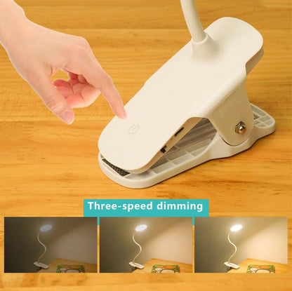Skanto | Simple LED Clip Desk Lamp Rechargeable Eye Protection Night Light