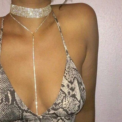 Skanto | Rhinestone Topp Choker
