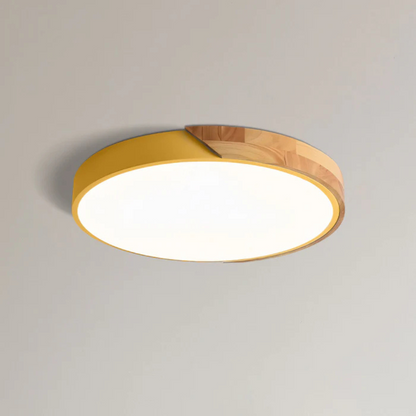 Skanto | Delos – Scandinavian Wood LED Ceiling Lamp | Modern Energy-Efficient Indoor Lighting